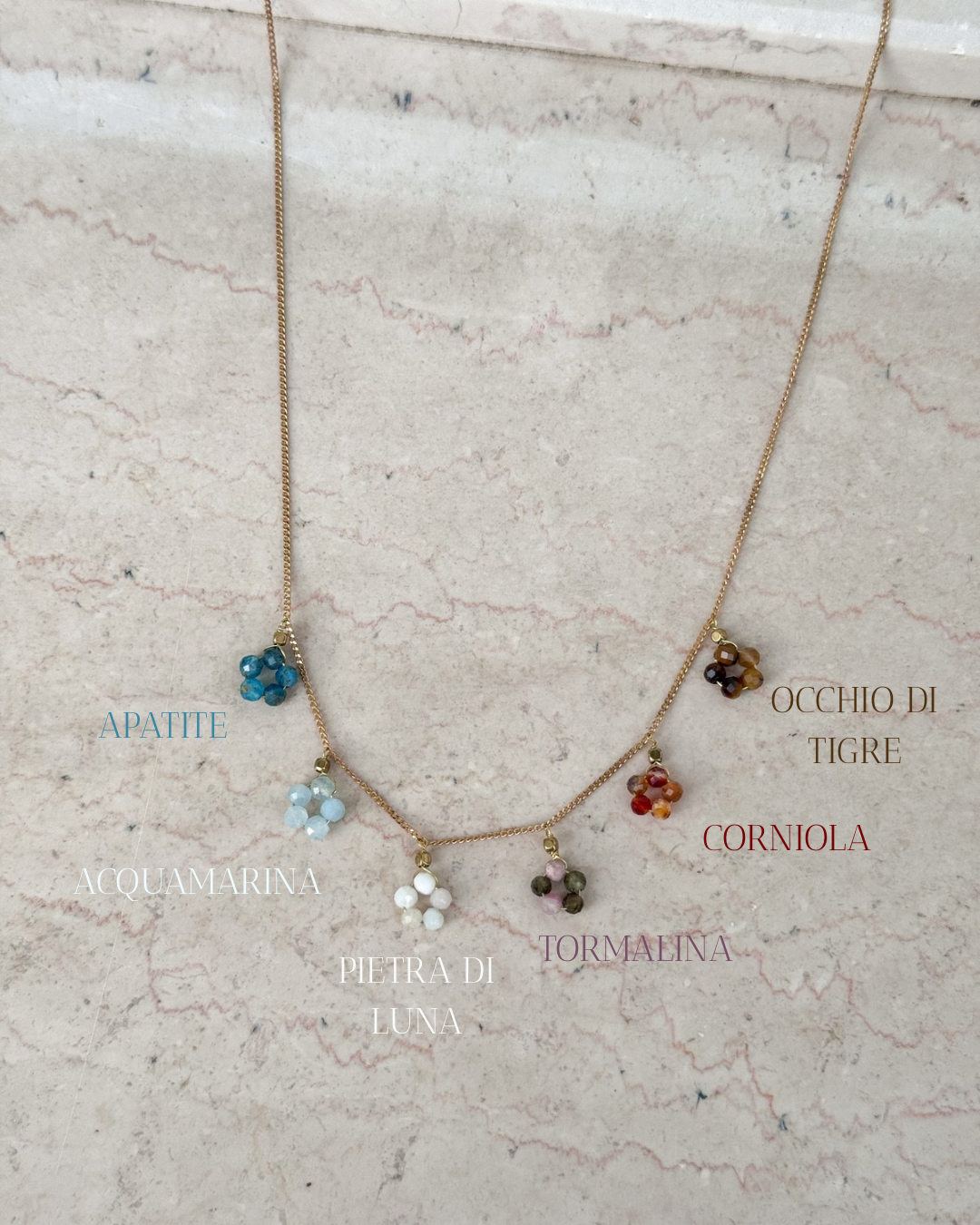 Collana 6 Fiori
